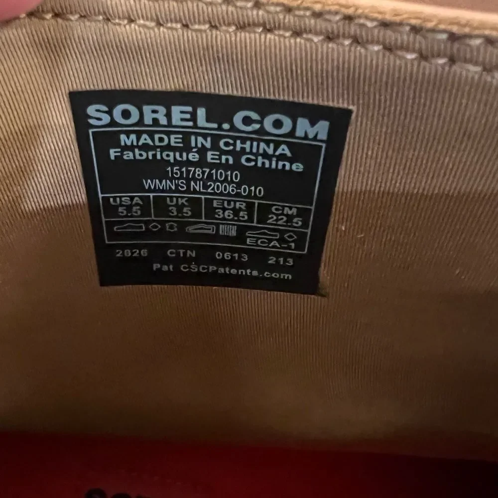 Sorel slim pack riding boot women 5.5